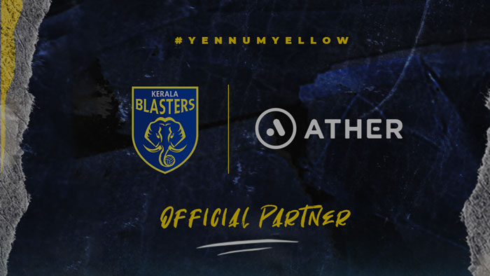 Ather Energy joins Kerala Blasters FC as Official Partner in the ISL 2021-22