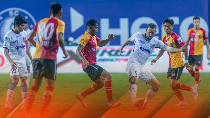 SC East Bengal hold Chennaiyin FC in a game of two halves