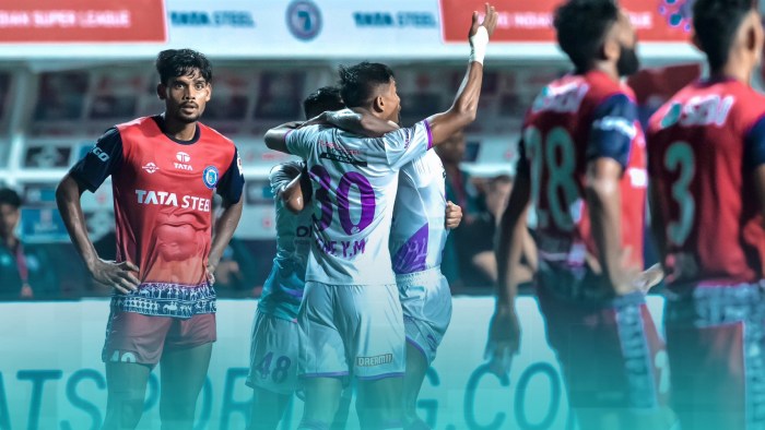 Odisha FC score two late goals to edge Jamshedpur FC in thriller